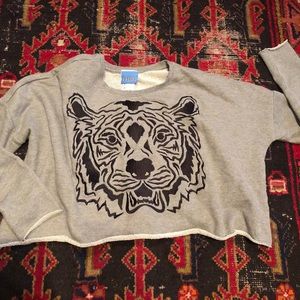 🔴 cropped tiger sweatshirt 🐯